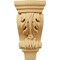 Ekena Millwork 3"W x 1 3/4"D x 6"H Extra Small Acanthus Pilaster Wood Corbel, Alder CORW03X02X06PAAL - alternate 3